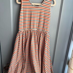 Striped Sleeveless Kids Dress